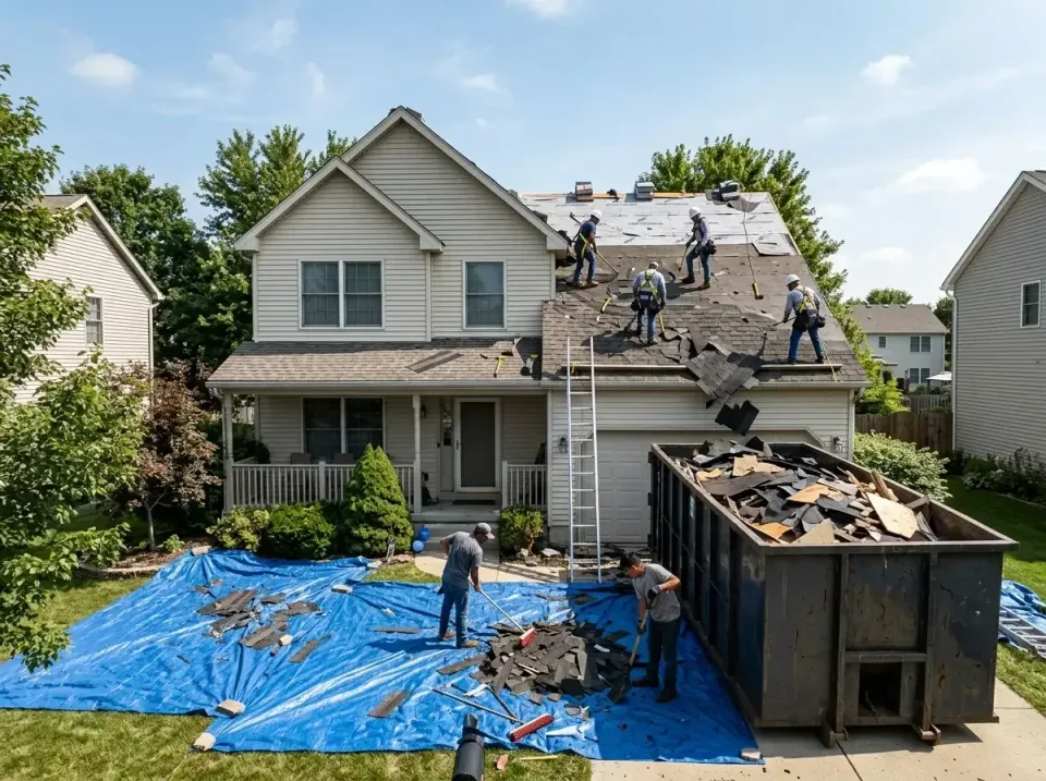 roof-replacement-debris-remova-004 — frequently asked questions, Cheapest Dumpster Rentals in Goose Creek, SC